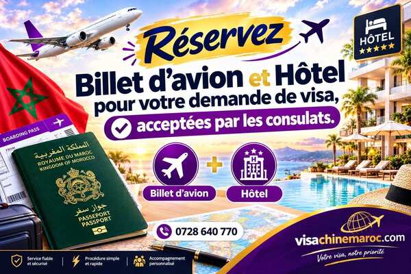 Documents Visa chine Maroc